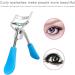 Eyelash Curler Stainless Steel Cosmetic Makeup Curler Portable Non-Slip Eyelash Curling Tool Transparent Pink (Color : C6) - Buy Online on GoSupps.com