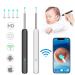 Ear Wax Removal Tool - Spade Ear Cleaner with Ear Camera 1080P Ear Scope Earwax Remover Picker with 13 Replacement Tips Ear Pick with 6 LED Light for Earwax Cleaning Support iPhone Black