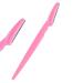 Eyebrow Razors Facial Hair Remover Shaver Trimmer Shaper Exfoliating Dermaplaning Tool for Women and Men (Pink)