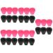 30 Pieces Dust Covers for Makeup Lip Cleaner Silicone Makeup Brush Holder Organiser for Makeup Portable Cosmetic Storage Box