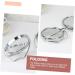 FOMIYES Rotating Vanity Mirror - Double Sided Foldable Desktop Makeup Mirror with Stand - Silver 10x10cm - Buy Online on GoSupps.com