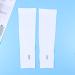 Premium Cycling Arm Sleeves - Sun Protection & Ice Silk Cuff Guard for Men & Women - White - Buy Online on GoSupps.com