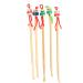 HEMOTON Earwax Removal Earwax Removal 5PCS Bamboo Ear Pick Ear Cleaner Ear Wax Removers Wooden Lovely Doll Head Earpick Ear Wax Scoop Ear Spoon for Adult Kid Ear Care Ear Curette Ear Cleaning Tool
