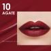 CARSLAN Dual Core Moisturizing Lipstick - Longlasting Hydrating Lip Color with Vitamin E and Olive Oil - 10 Agate Red - Buy Online on GoSupps.com