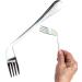 Elderly Elbow Fork Spoon | Angled Eating -Feeding Spoon Utensil | Elder Feeding Utensil for Convenient and Comfortable Dining for Disabled Adults and Seniors Fanelod Right Hand - Fork - Buy Online on GoSupps.com