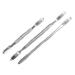 Make Up Spatula Rocita 3-piece double spatula set made of stainless steel cosmetic tool for mixing and sampling make up cream