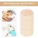 100 pcs 25mm Natural Wooden Baby Teething Rings - DIY Craft Accessories for Safe Teething - Buy Online on GoSupps.com