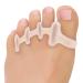 Collections Etc Pain Relief Gel Toe Straighteners Set of 2 White One Size