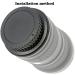 4Pack Rear Lens Cap Cover for Canon EOS EF/EF-S Camera Lens - Compatible with Rebel T7 T6 T5 90D 80D 77D 70D 60D 5Ds 1DX 5D 7D/6D Mark II III - 200D SL3 SL2 T8i T7i T6i T6S T4i T5i T5 T3 - Buy Online on GoSupps.com