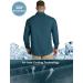 Men's Long Arm Quick-Drying Outdoor Function Shirt - Breathable Casual Sports Shirt for Hiking & Camping | Dark Green XXL - Buy Online on GoSupps.com