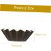 Abaodam 50 Pcs Wax Paper Warmer Liner | Food-Grade Wax Melt Liner for Fragrance Candles | Black 8x8x3cm | International Shipping Available - Buy Online on GoSupps.com
