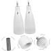 Zerodeko Kitchen Pantry Storage 2pcs Ceramic Oil Vinegar Pot Spice Bottle Pp Simple White Kitchen Storage Pantry - Buy Online on GoSupps.com