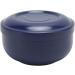 AMONIDA Dark Blue Shaving Foam Bowl - Easy Lather Soap Bowl with Lid for Travel | International Shipping Available - Buy Online on GoSupps.com