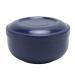 Ankroyu men's razor dark blue wide opening slightly foaming shaving shell shaving foam creme cup with large capacity and lid for hairdressing salon at home