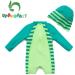 UPF 50+ Dinosaur Baby Boy Swimwear Set with Sun Hat | 12-18 Months - Buy Online on GoSupps.com