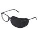 Medium Black Glasses Eye Patch Cover for Adults Kids Eye Patch for Glasses Amblyopia Strabismus Correction Single Eye Care Full Coverage Non Woven Eye Patch 3.94x1.97in
