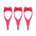 piuryue Eyelashes Tools Mascara Shield Applicator Eyelash Tool Upper Lower Eye Lash Mascara Guard Applicator Rose Red