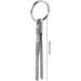 Keychain Tweezer Titanium Alloy Tweezers Wire Cutting Clamps Camping Precision Pliers Outdoor Forceps Durablee Titanium Pluckers Hiking Titanium Tongs for Hiking and Travel - Buy Online on GoSupps.com