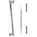 Professional Facial Milia Removal and Whitehead Extractor & Lancet - Double Ended Circle Loop & Sharp Needle Pimple Tool - 2-in-1 Blackhead & Blemish Remover - Zit and Pimple Acne (4.6in-Sliver) 2 Piece Set