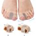 2 Pairs Soft Breathable Toe Separator Sleeves with Gel Spacer for Big Toe Alignment and Pain Relief - Hammer Toe Corrector for Bunions and Overlapping Toes (Size S) - Buy Online on GoSupps.com