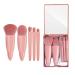 Daqusu 5-Piece Travel Makeup Brush Set | Mini Cosmetic Brush with Mirror | Soft Kabuki & Compact Brushes for Perfect Makeup On-the-Go - Buy Online on GoSupps.com