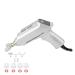 Chiropractic massage device with 6 massage heads silver