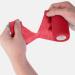 Sports Tape for Athletes - Non-Sticky Easy to Tear First Aid Injury Wrap for Fingers Ankles and Wrists - 1.97in x 14.75ft - Red - Buy Online on GoSupps.com