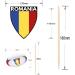 Romania Flag Rugby Ball Food & Cupcake Picks Toppers Party Decorations (14 Pack) - Buy Online on GoSupps.com