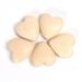 50 Wooden Heart Pearls in Peach - Valentine s Day Decoration Mini Tinkering Craft Hearts (2x2cm) - Buy Online on GoSupps.com