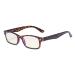 Eyekeper computer reading glasses with spring hinges in UV protection anti-blue rays glare protection and scratch-resistant glasses (yellow tinted glasses in tortoise socket) BB40 lens-SchyLDPATT 2.0 Dioptries