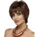 Human hair wig made of human hair in Europe and Liu Qi short decorative figure wig queen temperament