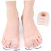 2 Pairs Silicone Toe Sleeves & Splint for Toe Separation & Valgus Correction - Reusable & Comfortable Toe Splitter Set 2.7x2.2cm - Buy Online on GoSupps.com