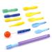 ARK Z-Vibe Vibrator plastic in Pro Set with 11 attachments including ATC care instructions-entry to the ARK Z-Vibe oral stimulator sensory vocalization in the mouth in the case of language problems (lavender)