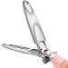 Professional Nail Clippers | Nail Clippers | Stainless Steel Nail Clippers | Precision Nail Trimmers | Curved Edge Nail Trimmers | Nail Clippers with Catcher | Heavy-Duty Nail Clippers | Curved Edge Silver - Buy Online on GoSupps.com