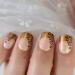 24pcs Leopard Print Short Square French Tip Artificial Nails - Trendy Nail Art for Stylish Looks - Buy Online on GoSupps.com