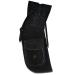 UNIVERSE ARCHERY Belt Loop Hip Quiver| Leather Arrow Holder Bag with Pockets| Handmade Quiver with 5 Colors Available Suede Black