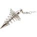 Kufoo White Metal Spiritual Pendulum - Rustproof Portable Healing Chain for Divination | Durable & Exquisite Design - Buy Online on GoSupps.com