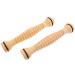 Fomiyes 2st wood roll Massage Manual roller foot massage roller portable muscle roller shoulder massager muscle relief roller Rolle backhum
