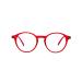 Muunel Blue Light Blasses With Essilor Anti-Glare Coating Luca Uvallblue for HD Vision Black Frame for Women Non-Prescription Red