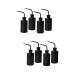 MAGICLULU 8 Pcs Elbow Cleaning Bottle Squeeze Bottles Eyelash Mascara Ketchup Bottle Hamster Plastic Flusher 17.5x6.2cmx2pcs Blackx2pcs