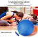 Furlou Yoga-Ball 65 cm Extra Thick Inflatable Stability & Balance Ball for Fitness Exercise & Massage in Czech Republic - Buy Online on GoSupps.com