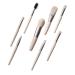 Makeup Brushes 8Pcs Makeup Brush Set Soft Exquisite Novelty Portable Foundation Brush for Girl Foundation Brush Beige White