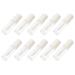 Lot de 10 Tubes L vres Vides 1 2 Ml Bouchon Blanc Contenants Rechargeables pour Gloss et Rouge L vres Liquide L gers et Portables pour Maquillage et Voyage