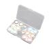 HOMSFOU 6pcs contact lens case contact lenses case holder for lens container lens holder lens container invisible O-ring