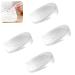 2 pair of gel heel cushion heel cushions 1cm heel wedge Achilles' tendon heel spur Achilles tendon GEL transparent height increate insoles silicone heel pillow increase for men and women