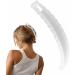 Banana Clincher Combs Ponytail Holder Clip Classic Ponytail Banana Clip Fashion Fishtail Hair Clip for Thick Fine Curly Hair Transparent - Buy Online on GoSupps.com