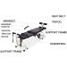 Cervical Lumbar Back Traction Bench Neck Stretcher Cervical Traction Tables Back Stretcher Lumbar Traction Device Spine Decompression Extra Wide Bed (46Cm Wide) - Buy Online on GoSupps.com