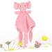 Garneck Soothing Towel for Babies | Cute Little Dog Plush Toy Blanket | Pink Love Blanket & Bibs - Perfect Baby Gifts - Buy Online on GoSupps.com