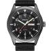 Infantry 5ATM Waterproof Mens Military Tactical Field Watch, Date & Day 12/24Hr Display Watches for Men, Casual Quartz Wristwatch with Nylon Strap Black