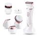 Electric Shaver for Women,6 in 1 Lady Electric Wet/Dry Shaver for Legs & Underarms, Cordless Electric Razor with 2 Cleansing Brush,1 Massager for Face,1 Foil Shaver,1 Bikini Trimmer for Body, Bikini